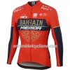 Maillot Cyclisme 2018 Bahrain Merida Manches Longues N001